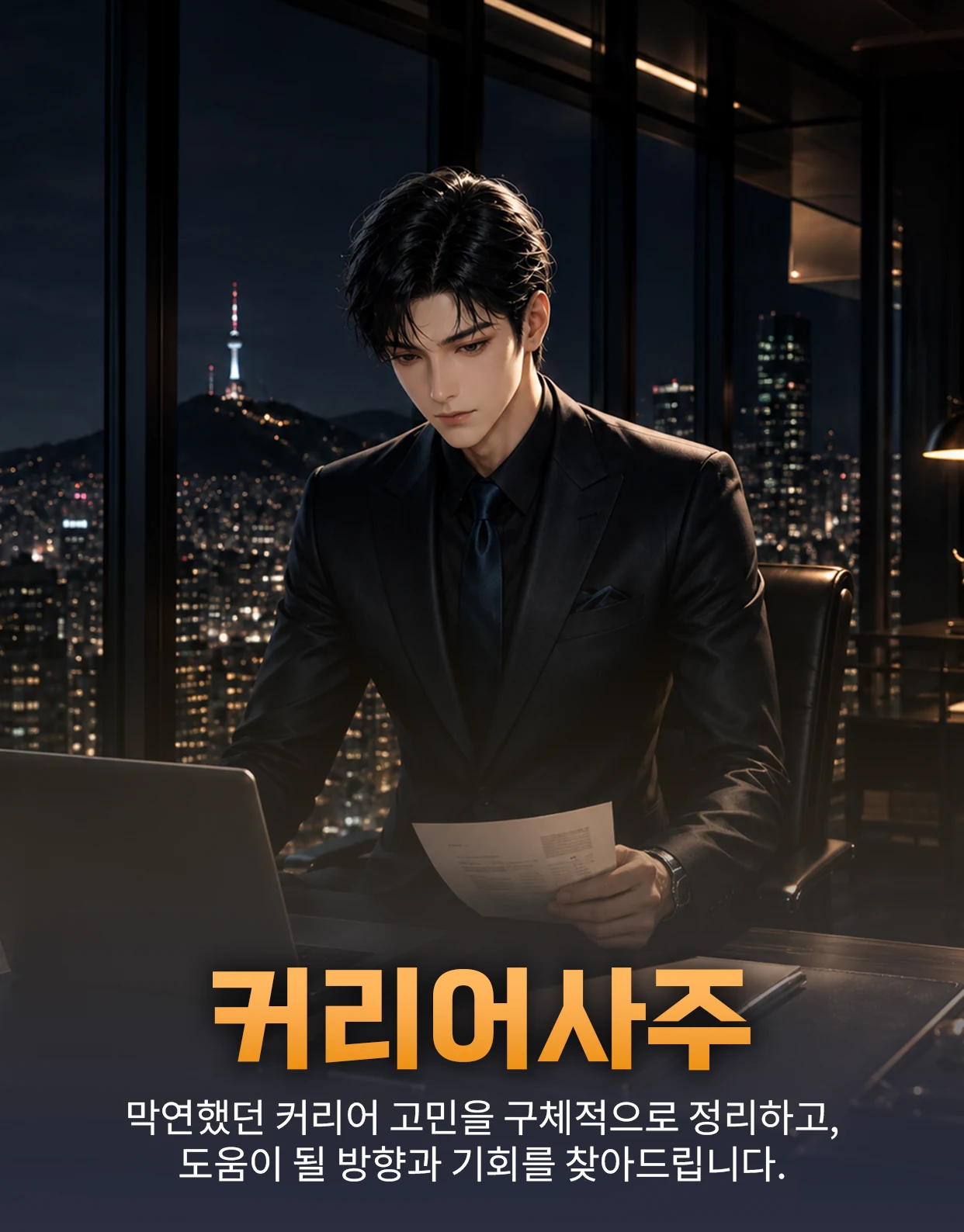 커리어 사주 - 내 강점과 맞는 일의 방향과 앞으로의 커리어 흐름을 읽습니다.